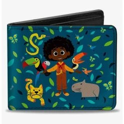 Boxlunch Disney Encanto Antonio And Animals Pose Bifold Wallet