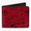Boxlunch Disney Mickey Mouse Icon Doodles Collage Bifold Wallet -Boxlunch-shop 20216230 hi
