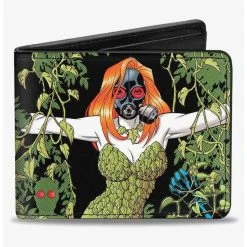 Boxlunch DC Comics Poison Ivy Gas Mask Ivy Detective Comics Issue 752 Cover Bifold Wallet