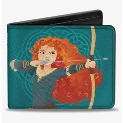 Boxlunch Disney Pixar Brave Princess Merida Archer Pose Brave Strong Beautiful Bifold Wallet