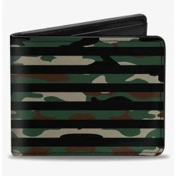 Boxlunch Ram Logo Americana Flag WeaTheCamo Olive Olive Bifold Wallet