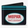 Boxlunch Mopar 1954 1958 Logo Chrysler Logo Top Stripe Bifold Wallet -Boxlunch-shop 20216282 hi