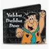 Boxlunch The Flintstones FYabba Dabba Doo Pose Bifold Wallet -Boxlunch-shop 20216310 hi