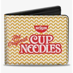 Boxlunch The Original Cup Noodles Logo Noodle Wave Bifold Wallet