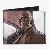 Boxlunch DC Comics James Gordon Close Up Lights Pose Canvas Bifold Wallet -Boxlunch-shop 20216352 hi
