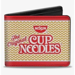 Boxlunch The Original Cup Noodles Noodle Wave Stripe Bifold Wallet