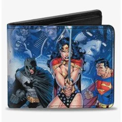 Boxlunch DC Comics Justice League Infinite Crisis Issue 1 Cover Capes Sword Bifold Wallet