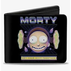Boxlunch Rick And Morty Expression Get Your S**t TogeTher Bifold Wallet