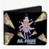Boxlunch Rick And Morty Mr Poppy Butthole Pizza Pose Bifold Wallet -Boxlunch-shop 20216410 hi