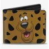 Boxlunch Scooby-Doo Close Up Expression Spots Bifold Wallet -Boxlunch-shop 20216428 hi