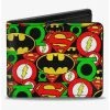 Boxlunch DC Comics Justice League Stacked Logos Bifold Wallet 1 Boxlunch DC Comics Justice League Stacked Logos Bifold Wallet -Boxlunch-shop 20216432 hi