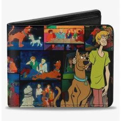 Boxlunch Scooby-Doo Shaggy Pose Scene Blocks Scooby Doo Bifold Wallet
