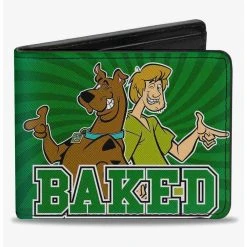 Boxlunch Scooby-Doo Scooby Shaggy Baked Rays Swirl Bifold Wallet