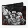 Boxlunch DC Comics Lobo Action Pose Justice League Forever Evil Issue 23.2 Cover Bifold Wallet -Boxlunch-shop 20216476 hi