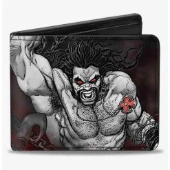 Boxlunch DC Comics Lobo Action Pose Justice League Forever Evil Issue 23.2 Cover Bifold Wallet