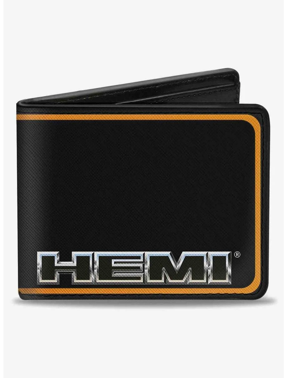 Boxlunch Hemi Nameplate Border Bifold Wallet 3 Boxlunch Hemi Nameplate Border Bifold Wallet