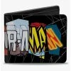 Boxlunch Marvel Spider-Man Comic Book Typography Bifold Wallet 1 Boxlunch Marvel Spider-Man Comic Book Typography Bifold Wallet -Boxlunch-shop 20216526 hi