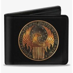 Boxlunch Fantastic Beasts MACUSA Seal Bifold Wallet