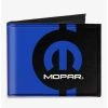 Boxlunch Mopar Logo Stripe2 Canvas Bifold Wallet -Boxlunch-shop 20216650 hi