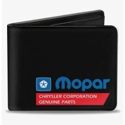 Boxlunch Mopar Chrysler Corporation Genuine Parts Bifold Wallet