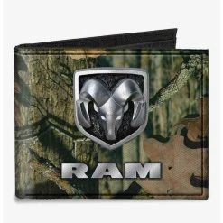 Boxlunch Ram Logo Mossy Oak Break Up Infinity Canvas Bifold Wallet