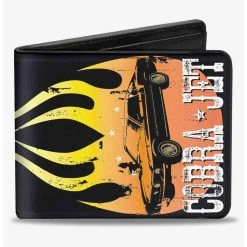 Boxlunch Mustang Flame Cobra Jet Fade Bifold Wallet