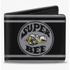 Boxlunch Super Bee Logo Stripes Bifold Wallet