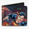 Boxlunch DC Comics Superman Flying Pose Shield Heat Vision Eyes Pose Close Up Bifold Wallet -Boxlunch-shop 20216724 hi