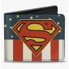 Boxlunch DC Comics Superman Shield Americana Bifold Wallet 1 Boxlunch DC Comics Superman Shield Americana Bifold Wallet -Boxlunch-shop 20216758 hi