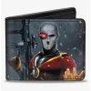 Boxlunch DC Comics Secret Six Issue 15 Deadshot Cover Pose Bullets ScatteBifold Wallet -Boxlunch-shop 20216770 hi