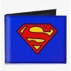 Boxlunch DC Comics Superman Shield Canvas Bifold Wallet -Boxlunch-shop 20216902 hi
