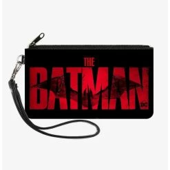 Boxlunch DC Comics The Batman Movie Bat Title WeaTheCanvas Zip Clutch Wallet