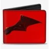 Boxlunch DC Comics The Batman Movie Bat Wings Weathered Bifold Wallet -Boxlunch-shop 20216944 hi