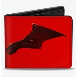 Boxlunch DC Comics The Batman Movie Bat Wings Weathered Bifold Wallet