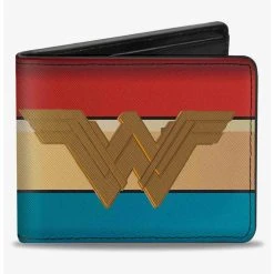 Boxlunch DC Comics Wonder Woman 2017 Icon Stripe Bifold Wallet
