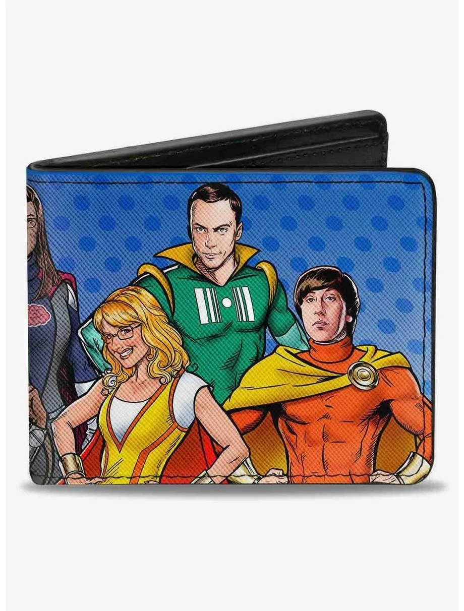 Boxlunch The Big Bang Theory Superhero Characters2 Bifold Wallet 3 Boxlunch The Big Bang Theory Superhero Characters2 Bifold Wallet
