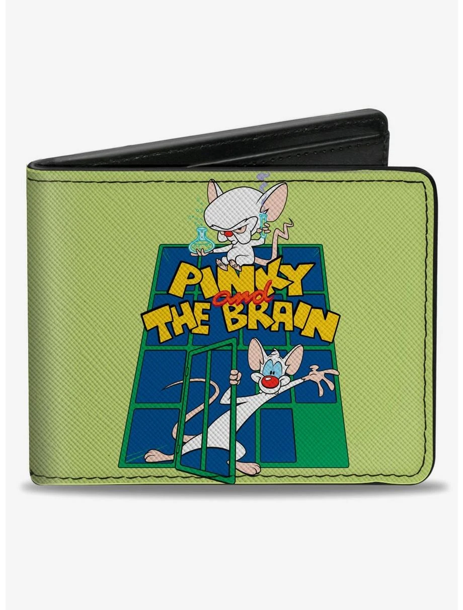 Boxlunch Animaniacs Pinky And The Brain Pose Bifold Wallet 3 Boxlunch Animaniacs Pinky And The Brain Pose Bifold Wallet