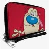 Boxlunch The Ren And Stimpy Show Stimpy Smiling Pose Close Up Zip Around Wallet 1 Boxlunch The Ren And Stimpy Show Stimpy Smiling Pose Close Up Zip Around Wallet -Boxlunch-shop 20334595 hi