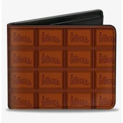 Boxlunch Willy Wonka And The Chocolate Factory Wonka Bar Blocks Bifold Wallet