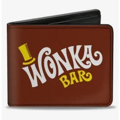 Boxlunch Willy Wonka And The Chocolate Factory Wonka Bar Wrapper Bifold Wallet