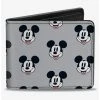 Boxlunch Disney Mickey Mouse Smiling Face Monogram Bifold Wallet 2 Boxlunch Disney Mickey Mouse Smiling Face Monogram Bifold Wallet -Boxlunch-shop 20334949 hi