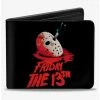Boxlunch Friday The 13Th Vintage Jason Mask Poster Bifold Wallet -Boxlunch-shop 20334957 hi