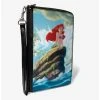 Boxlunch Disney The Little Mermaid Ariel Splash Rock Pose Zip Around Wallet -Boxlunch-shop 20334983 hi
