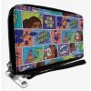 Boxlunch Disney Moana Make Waves Scene Blocks Zip Around Wallet -Boxlunch-shop 20335003 hi