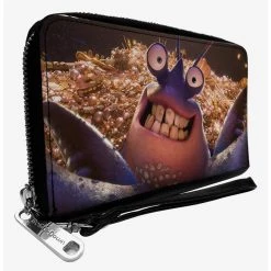 Boxlunch Disney Moana Tamatoa Smiling Face Close Up Zip Around Wallet