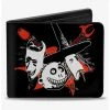 Boxlunch The Nightmare Before Christmas Lock Shock And Barrel Faces Bifold Wallet -Boxlunch-shop 20335013 hi
