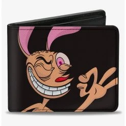 Boxlunch The Ren & Stimpy Show Ren Winking Pose Close Up Bifold Wallet