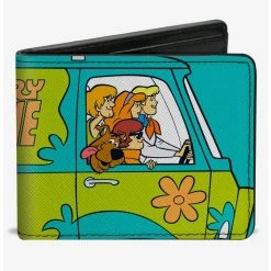 Boxlunch Scooby-Doo! Group Driving Mystery Machine Side Pose Bifold Wallet