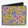 Boxlunch Spongebob Squarepants Patrick Starfish Sea Flowers Pose Colla Bifold Wallet -Boxlunch-shop 20335071 hi