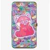 Boxlunch Disney Pixar Turning Red Red Panda Mei Sitting Pose And Icons Collage Hinged Wallet -Boxlunch-shop 20335093 hi
